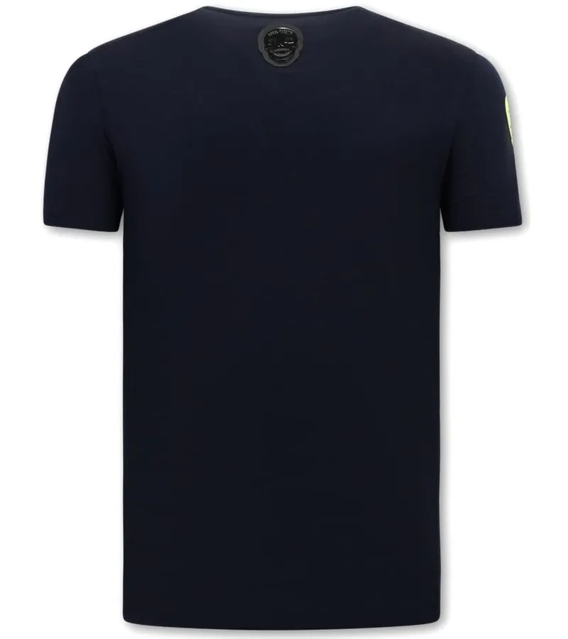 MMA FIGHTER CAMISETAS HOMBRE   AZUL